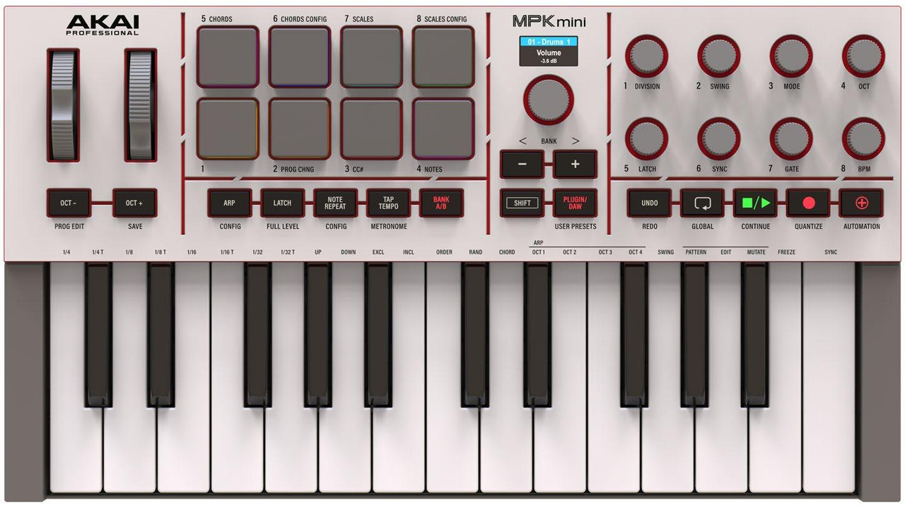 Akai MPK Mini 4 in Grey - Andertons Music Co.